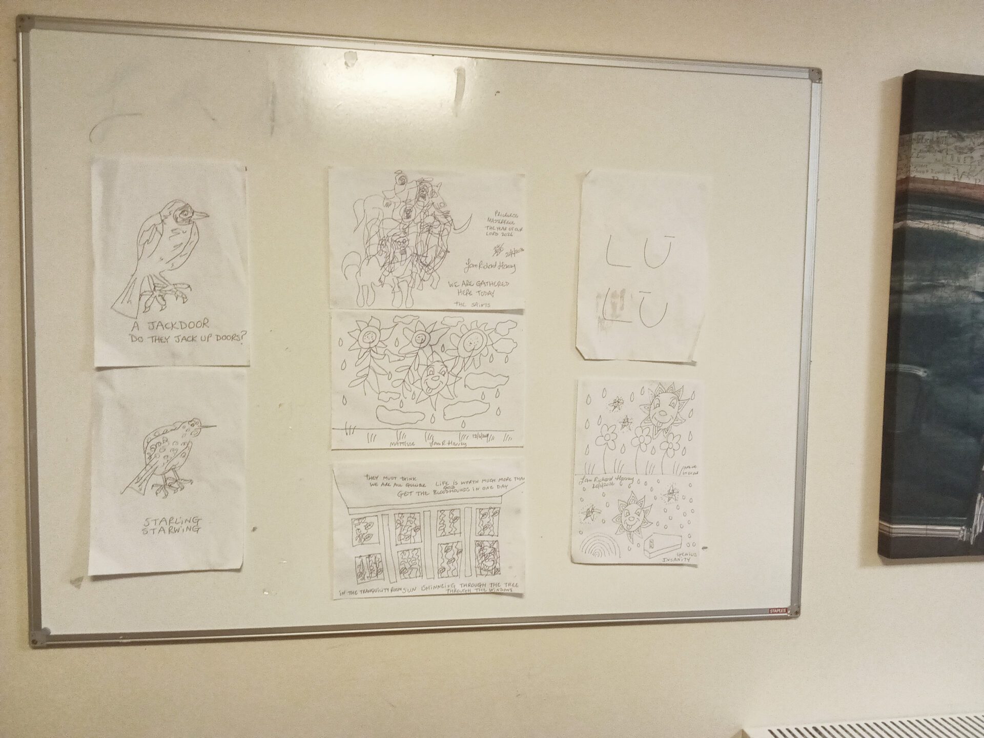 Patient art to stop destructive beahviour